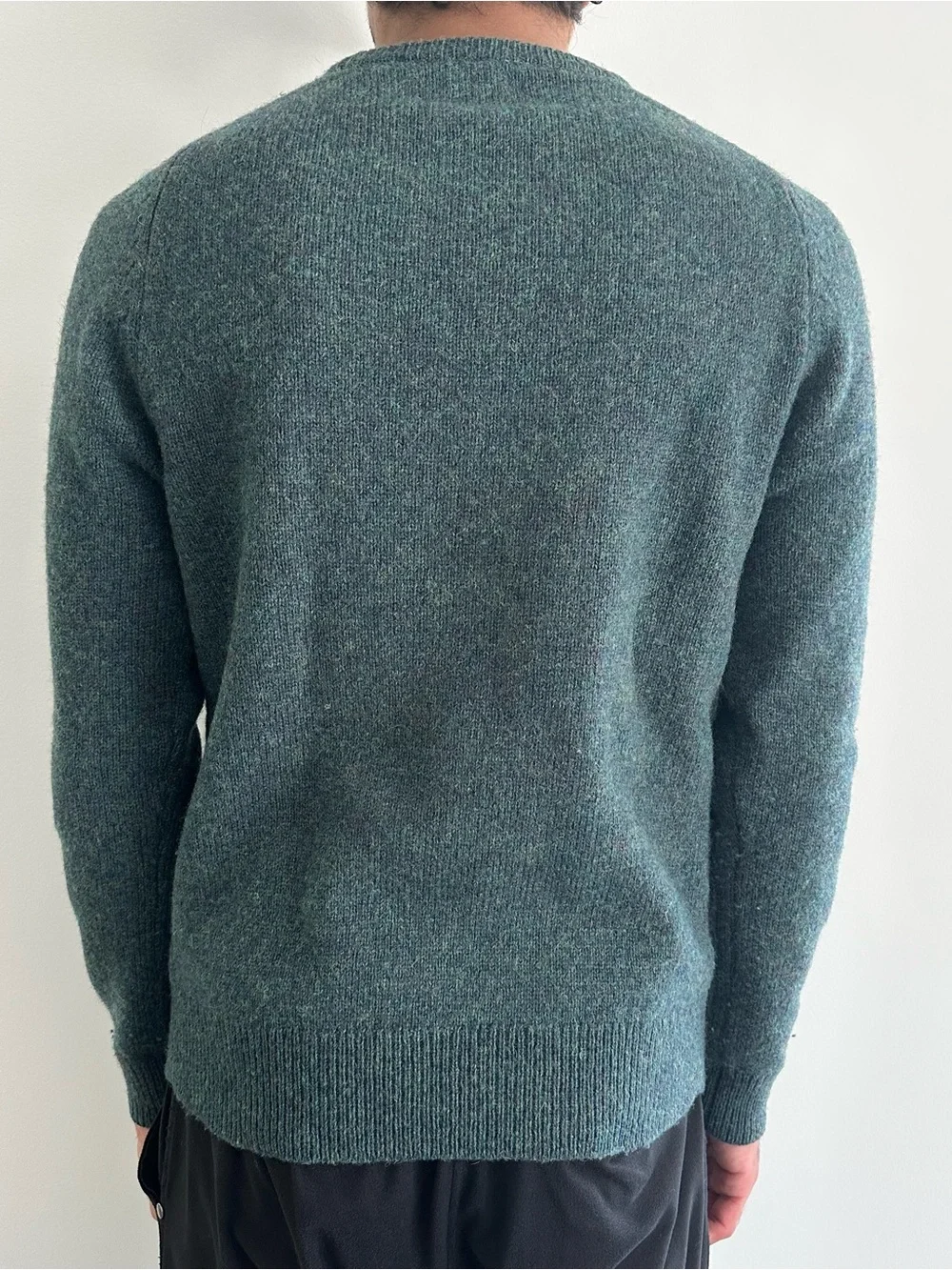 J. Crew Men's Cable Crewneck Sweater - Green